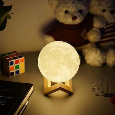 Velika 3D Mesec lampa – 15cm